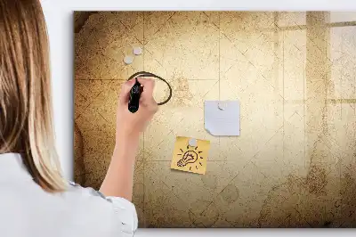 Magnetinė piešimo lenta senasis pasaulio žemėlapis