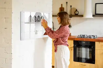 Magnetinė rašymo lenta namų tekstas