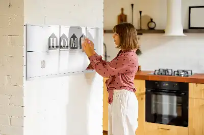 Magnetinė rašymo lenta namų tekstas