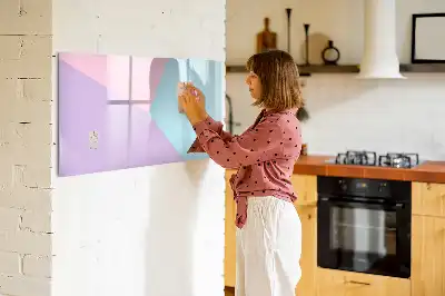 Magnetinė piešimo lenta pastelinio rašto