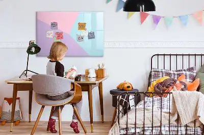 Magnetinė piešimo lenta pastelinio rašto