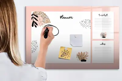 Magnetinė rašymo lenta planuoklio užrašams