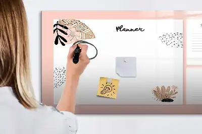 Magnetinė rašymo lenta planuoklio užrašams