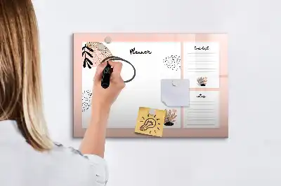 Magnetinė rašymo lenta planuoklio užrašams