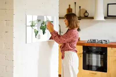 Magnetinė piešimo lenta eko pasaulio žemėlapio dizaino