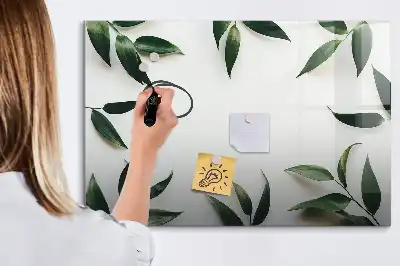 Magnetinė rašymo lenta su lapų rėmeliu