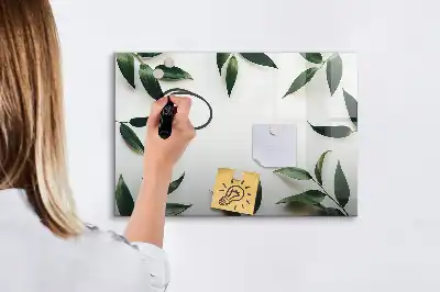 Magnetinė rašymo lenta su lapų rėmeliu