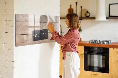 Magnetinė piešimo lenta su užrašu Tu gali