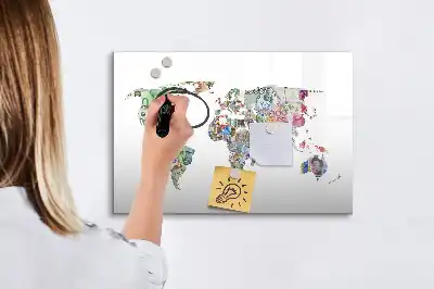 Magnetinė rašymo lenta banknotų tematikos