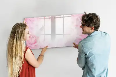 Magnetinė piešimo lenta rožių abstrakcijos dizaino