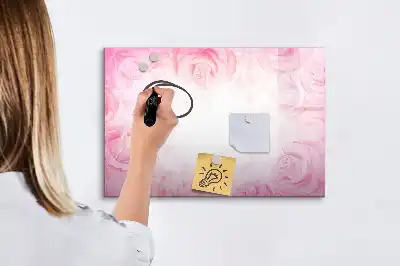 Magnetinė piešimo lenta rožių abstrakcijos dizaino