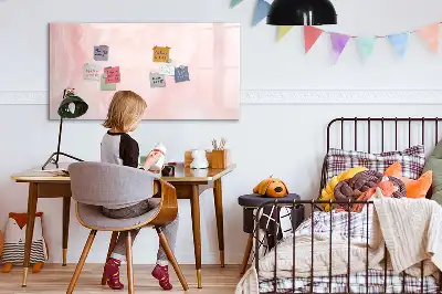 Magnetinė rašymo lenta išsiskleidusių rožių motyvu