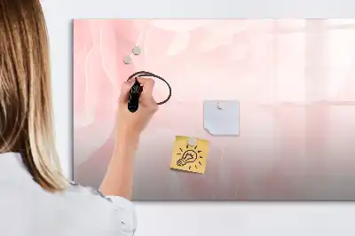 Magnetinė rašymo lenta išsiskleidusių rožių motyvu