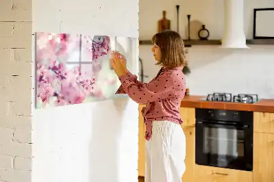 Magnetinė piešimo lenta su pavasario gėlėmis
