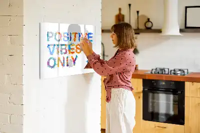 Magnetinė piešimo lenta su pozityvia citata