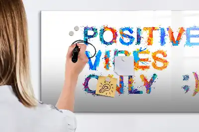 Magnetinė piešimo lenta su pozityvia citata