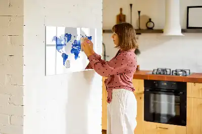 Magnetinė rašymo lenta su kosminio pasaulio žemėlapio motyvu