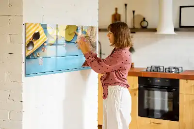Magnetinė piešimo lenta skirta žaidimams paplūdimyje