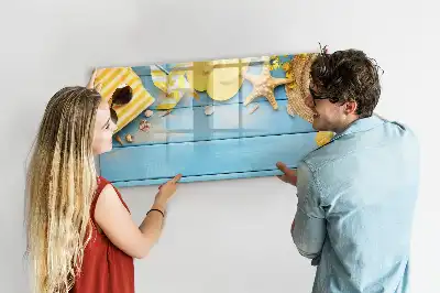 Magnetinė piešimo lenta skirta žaidimams paplūdimyje