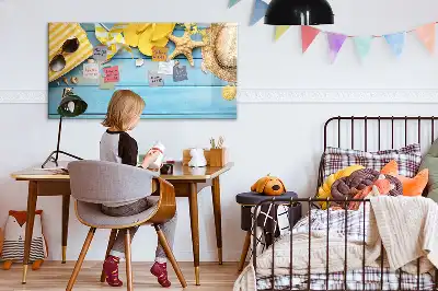 Magnetinė piešimo lenta skirta žaidimams paplūdimyje