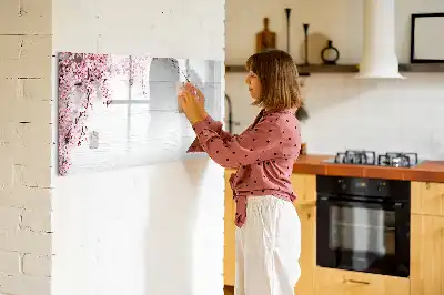 Magnetinė piešimo lenta pavasario gėlės
