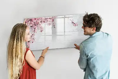 Magnetinė piešimo lenta pavasario gėlės