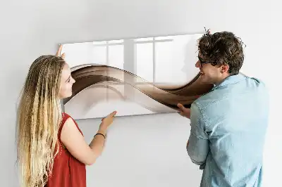 Magnetinė piešimo lenta linijų abstrakcijos dizaino