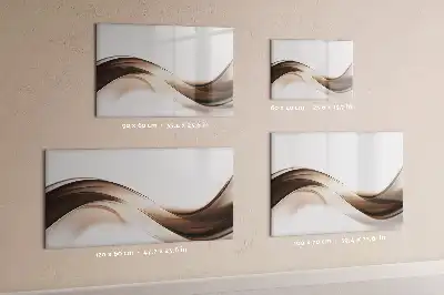 Magnetinė piešimo lenta linijų abstrakcijos dizaino