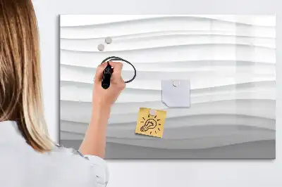 Magnetinė piešimo lenta bangų struktūros dizaino