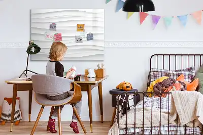 Magnetinė piešimo lenta bangų struktūros dizaino