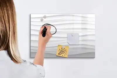 Magnetinė piešimo lenta bangų struktūros dizaino