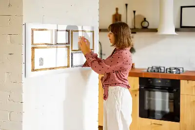 Magnetinė rašymo lenta auksiniu rėmeliu