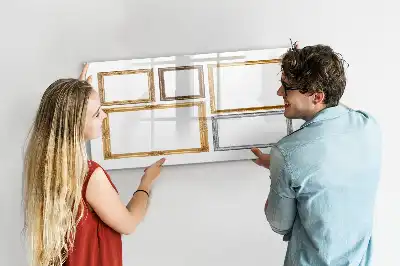 Magnetinė rašymo lenta auksiniu rėmeliu
