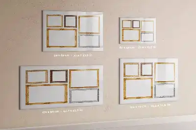Magnetinė rašymo lenta auksiniu rėmeliu