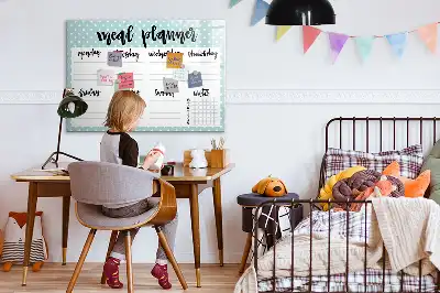 Magnetinė rašymo lenta valgiaraščio planuoklis