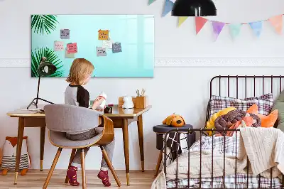 Magnetinė piešimo lenta su palmės lapų raštu