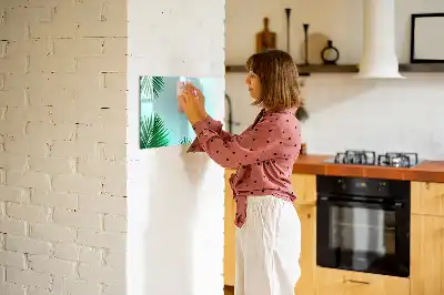 Magnetinė piešimo lenta su palmės lapų raštu