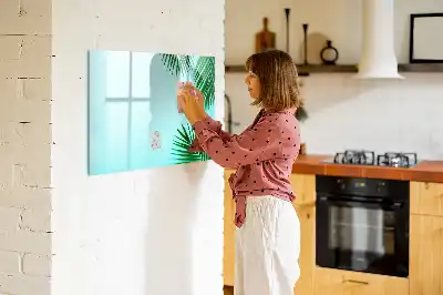 Magnetinė rašymo lenta egzotiniai lapai