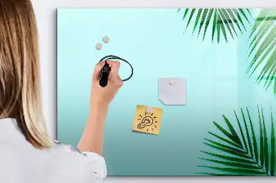 Magnetinė rašymo lenta egzotiniai lapai
