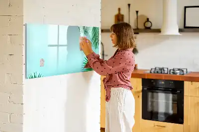 Magnetinė rašymo lenta egzotiniai lapai
