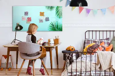Magnetinė rašymo lenta egzotiniai lapai
