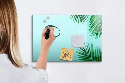 Magnetinė rašymo lenta egzotiniai lapai