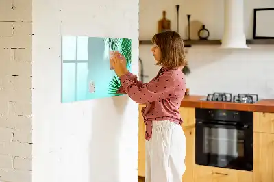 Magnetinė rašymo lenta egzotiniai lapai