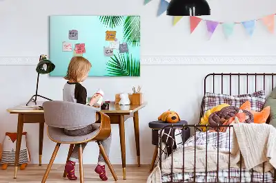 Magnetinė rašymo lenta egzotiniai lapai