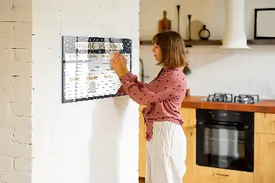 Magnetinė rašymo lenta žvaigždėtas valgiaraščio planuoklis