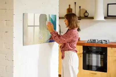 Magnetinė rašymo lenta spalvingas marmuro raštas