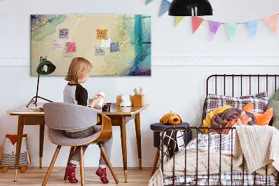 Magnetinė rašymo lenta spalvingas marmuro raštas