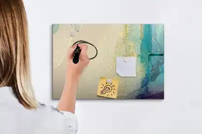 Magnetinė rašymo lenta spalvingas marmuro raštas