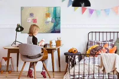 Magnetinė rašymo lenta spalvingas marmuro raštas