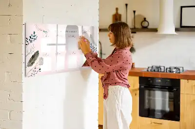 Magnetinė rašymo lenta žavingas savaitės planuoklis